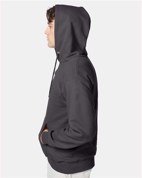Hanes Ultimate Cotton® Hooded Sweatshirt F170 Smoke Grey