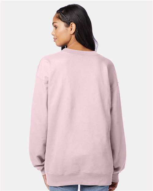Hanes Ultimate Cotton® Crewneck Sweatshirt F260 Pale Pink