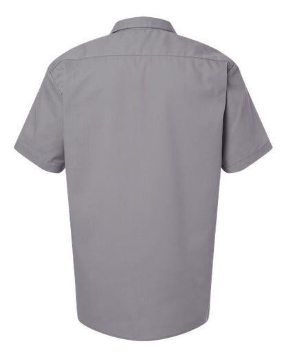 Dickies Industrial Short Sleeve Work Shirt - Tall Sizes S535T Custom Embroidered Business Logo