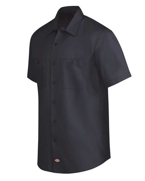Dickies Industrial Worktech Ventilated Short Sleeve Work Shirt - Tall Sizes LS51T Custom Embroidered Business Logo