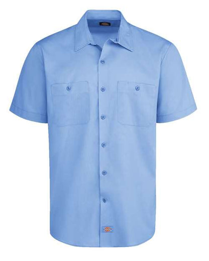 Dickies Industrial Worktech Ventilated Short Sleeve Work Shirt - Tall Sizes LS51T Custom Embroidered Business Logo