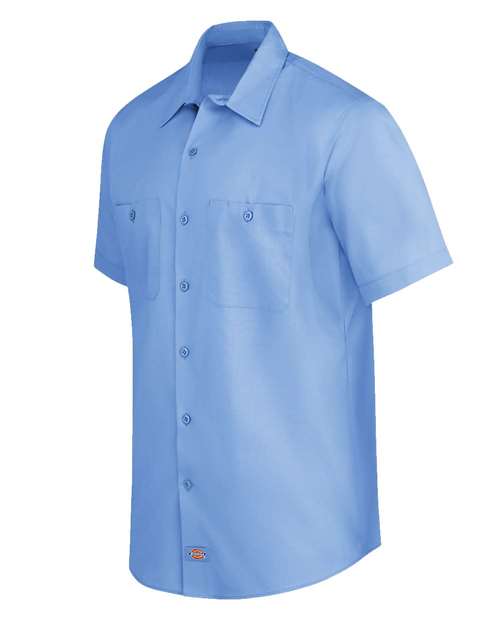 Dickies Industrial Worktech Ventilated Short Sleeve Work Shirt - Tall Sizes LS51T Custom Embroidered Business Logo