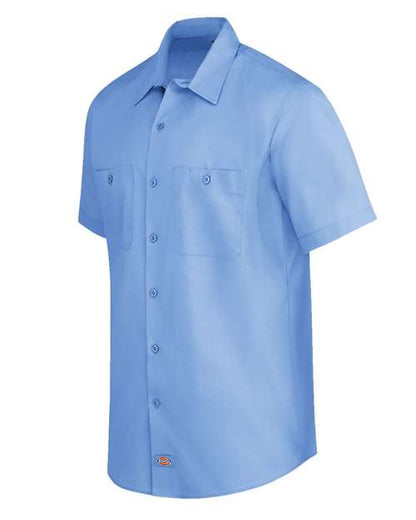 Dickies Industrial Worktech Ventilated Short Sleeve Work Shirt - Tall Sizes LS51T Custom Embroidered Business Logo