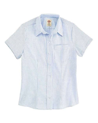 Dickies Women's Short Sleeve Stretch Oxford Shirt S254
