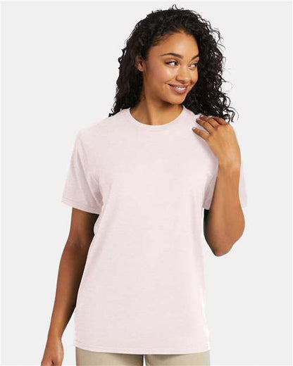 Custom Embroidered  Hanes Perfect-T T-Shirt 4980 Body Blush Heather