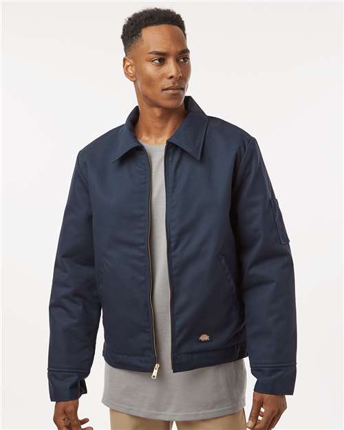 Custom Embroidered  Dickies Insulated Industrial Eisenhower Jacket - Tall Sizes TJ55T  