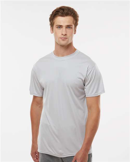 Custom Embroidered  Holloway Momentum T-Shirt 222818 Silver