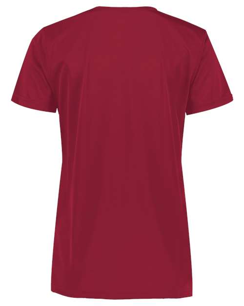 Holloway Women's Momentum V-Neck T-Shirt 222820 Cardinal