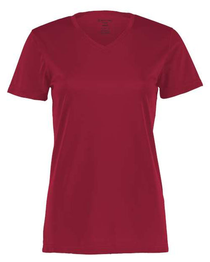 Holloway Women's Momentum V-Neck T-Shirt 222820 Cardinal