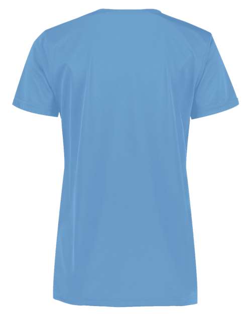 Holloway Women's Momentum V-Neck T-Shirt 222820 Columbia Blue