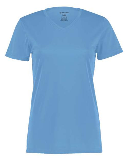 Holloway Women's Momentum V-Neck T-Shirt 222820 Columbia Blue