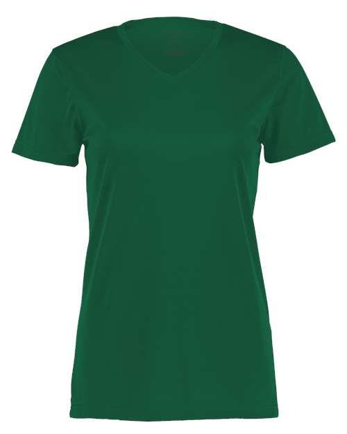 Holloway Women's Momentum V-Neck T-Shirt 222820 Dark Green