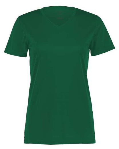 Holloway Women's Momentum V-Neck T-Shirt 222820 Dark Green