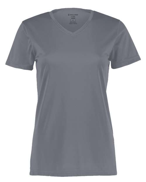 Holloway Women's Momentum V-Neck T-Shirt 222820 Graphite