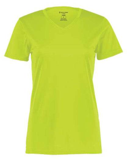 Holloway Women's Momentum V-Neck T-Shirt 222820 Lime