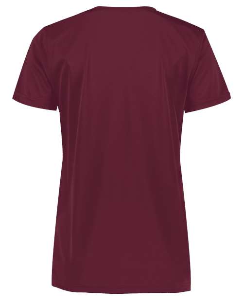 Holloway Women's Momentum V-Neck T-Shirt 222820 Maroon