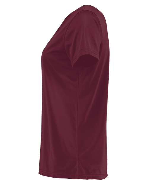 Holloway Women's Momentum V-Neck T-Shirt 222820 Maroon