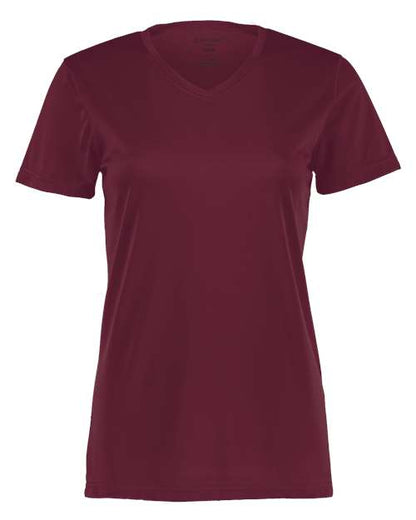 Holloway Women's Momentum V-Neck T-Shirt 222820 Maroon