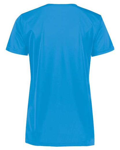 Holloway Women's Momentum V-Neck T-Shirt 222820 Power Blue