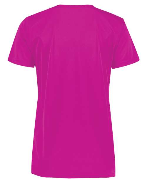 Holloway Women's Momentum V-Neck T-Shirt 222820 Power Pink