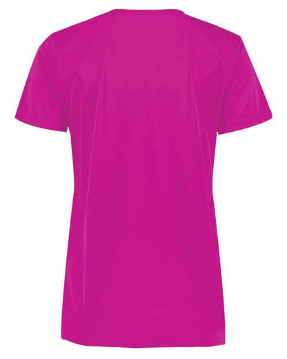 Holloway Women's Momentum V-Neck T-Shirt 222820 Power Pink
