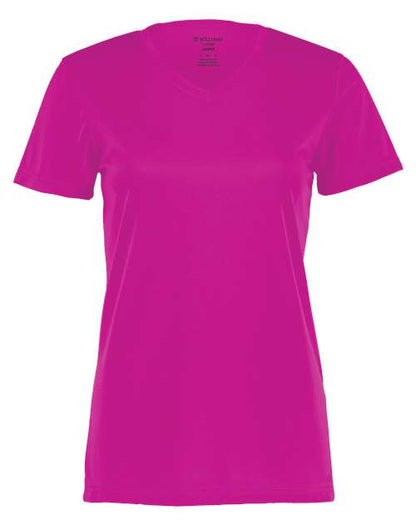 Holloway Women's Momentum V-Neck T-Shirt 222820 Power Pink