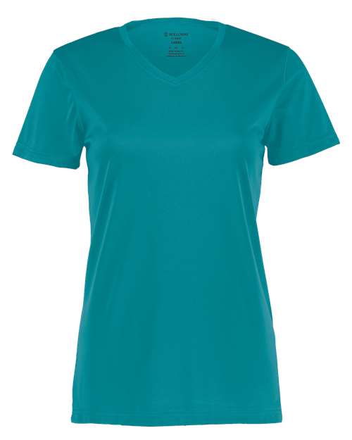 Holloway Women's Momentum V-Neck T-Shirt 222820 Teal