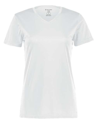 Holloway Women's Momentum V-Neck T-Shirt 222820 White