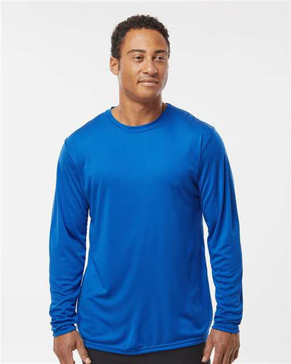 Custom Embroidered  Holloway Momentum Long Sleeve T-Shirt 222822 Royal