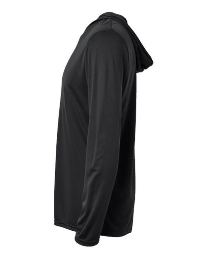 Holloway Momentum Hooded Long Sleeve T-Shirt 222830 Black