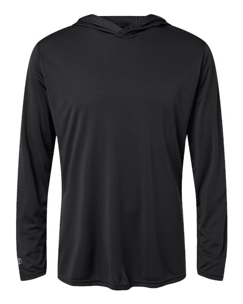 Holloway Momentum Hooded Long Sleeve T-Shirt 222830 Black