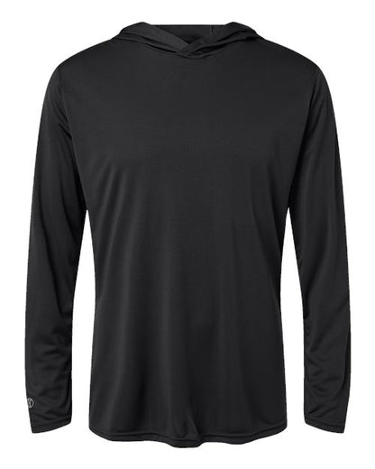 Holloway Momentum Hooded Long Sleeve T-Shirt 222830 Black