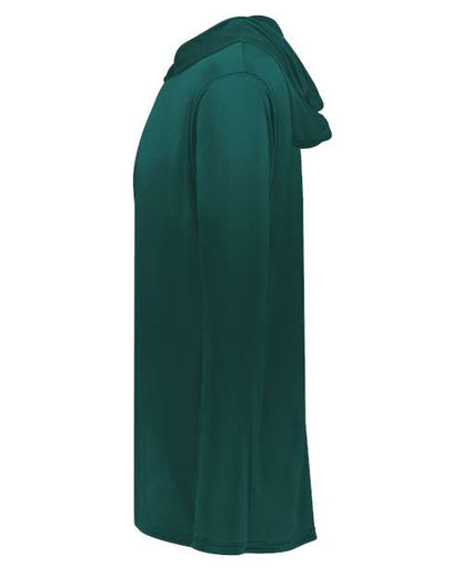 Holloway Momentum Hooded Long Sleeve T-Shirt 222830 Dark Green