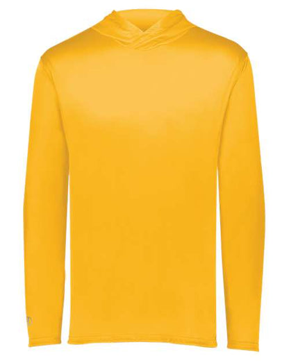 Holloway Momentum Hooded Long Sleeve T-Shirt 222830 Gold