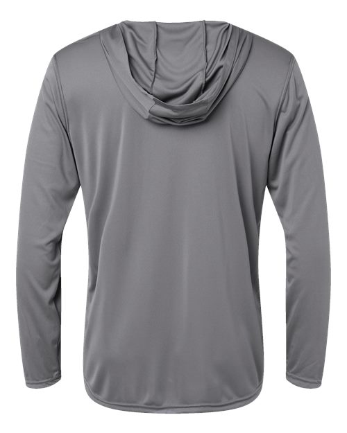 Holloway Momentum Hooded Long Sleeve T-Shirt 222830 Graphite