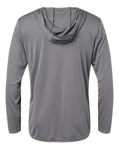 Holloway Momentum Hooded Long Sleeve T-Shirt 222830 Graphite
