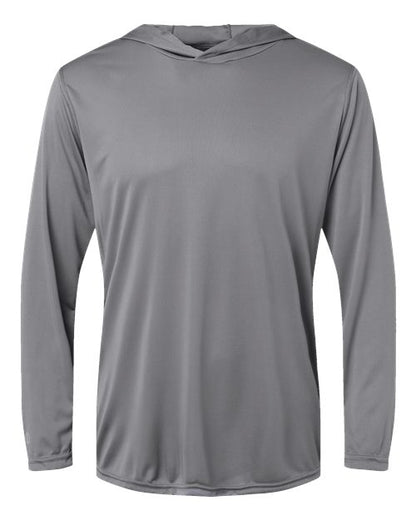 Holloway Momentum Hooded Long Sleeve T-Shirt 222830 Graphite