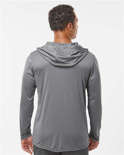 Holloway Momentum Hooded Long Sleeve T-Shirt 222830 Graphite