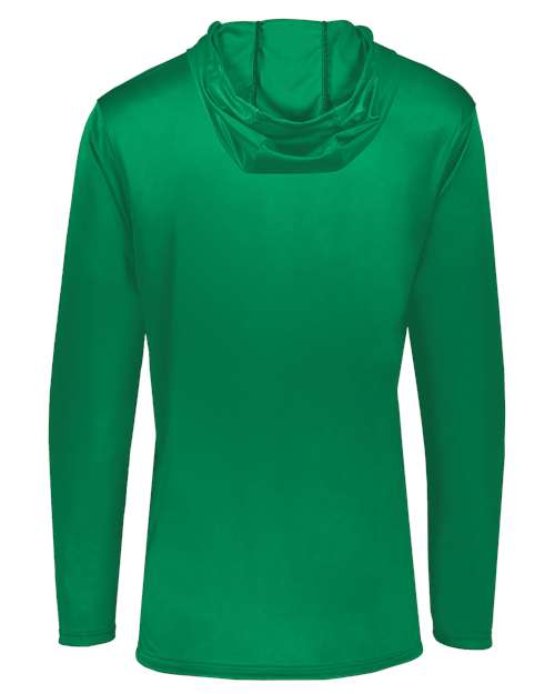 Holloway Momentum Hooded Long Sleeve T-Shirt 222830 Kelly