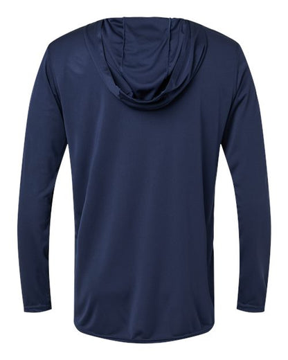 Holloway Momentum Hooded Long Sleeve T-Shirt 222830 Navy
