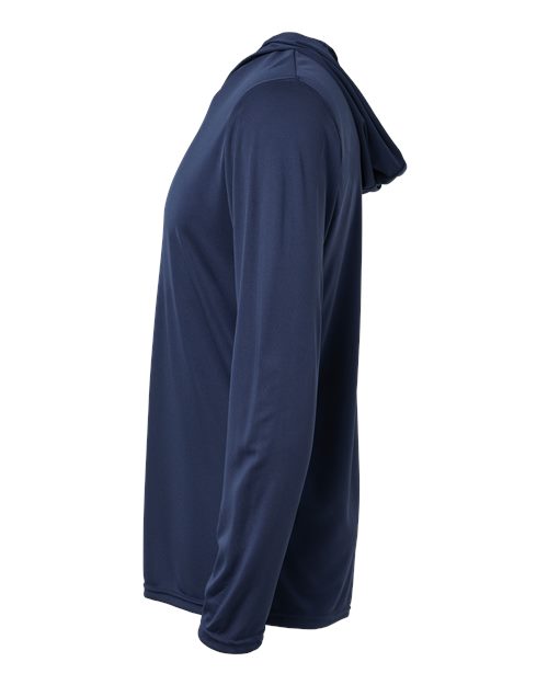 Holloway Momentum Hooded Long Sleeve T-Shirt 222830 Navy