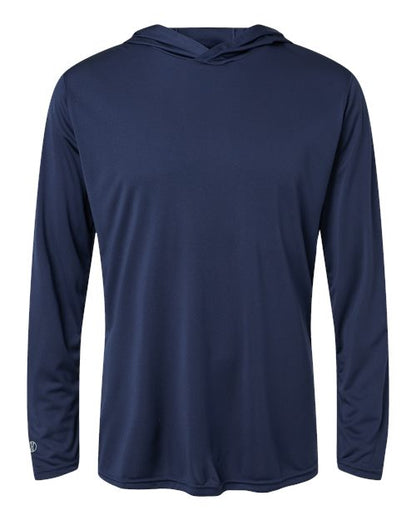 Holloway Momentum Hooded Long Sleeve T-Shirt 222830 Navy