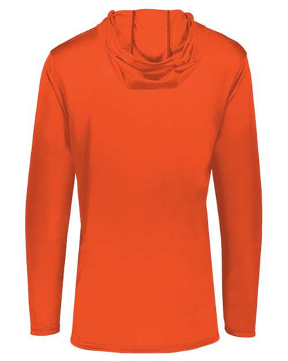 Holloway Momentum Hooded Long Sleeve T-Shirt 222830 Orange