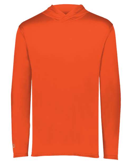 Holloway Momentum Hooded Long Sleeve T-Shirt 222830 Orange