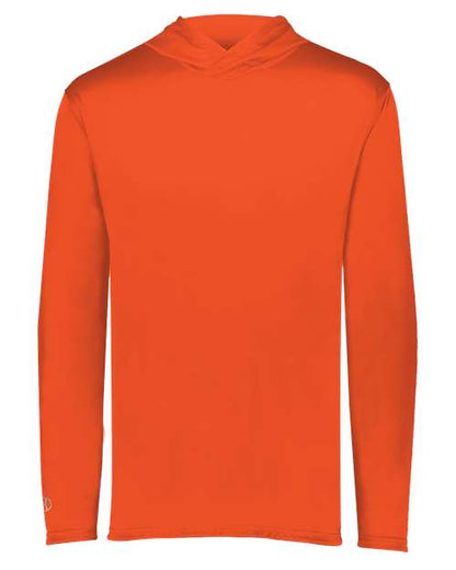 Holloway Momentum Hooded Long Sleeve T-Shirt 222830 Orange