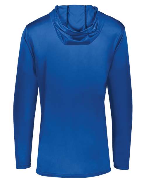 Holloway Momentum Hooded Long Sleeve T-Shirt 222830 Royal