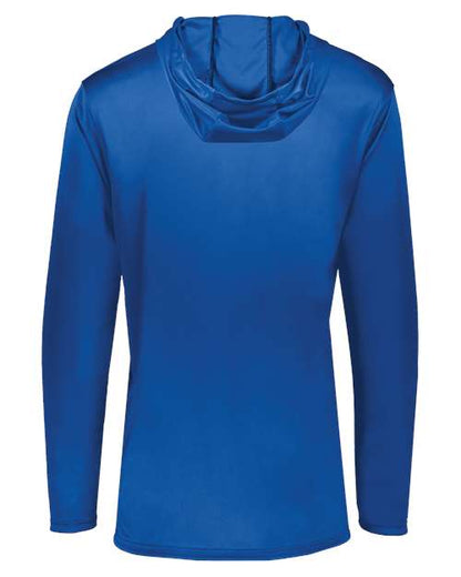 Holloway Momentum Hooded Long Sleeve T-Shirt 222830 Royal