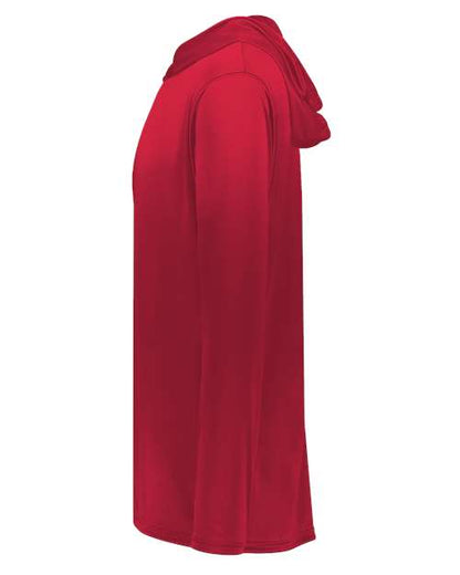 Holloway Momentum Hooded Long Sleeve T-Shirt 222830 Scarlet
