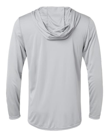 Holloway Momentum Hooded Long Sleeve T-Shirt 222830 Silver