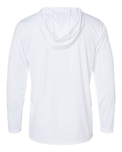 Holloway Momentum Hooded Long Sleeve T-Shirt 222830 White
